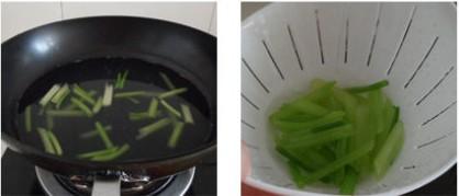 Ngó sen nấu cần tây