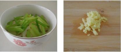 Ngó sen nấu cần tây