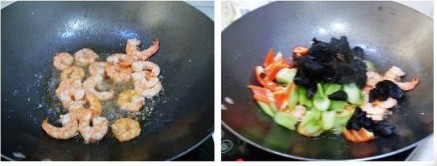 Tôm nấm cần tây