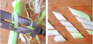 Cần tây điều 1-2 bước