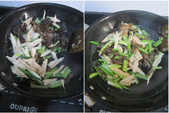 Yuba xào nấm cần tây bước 4